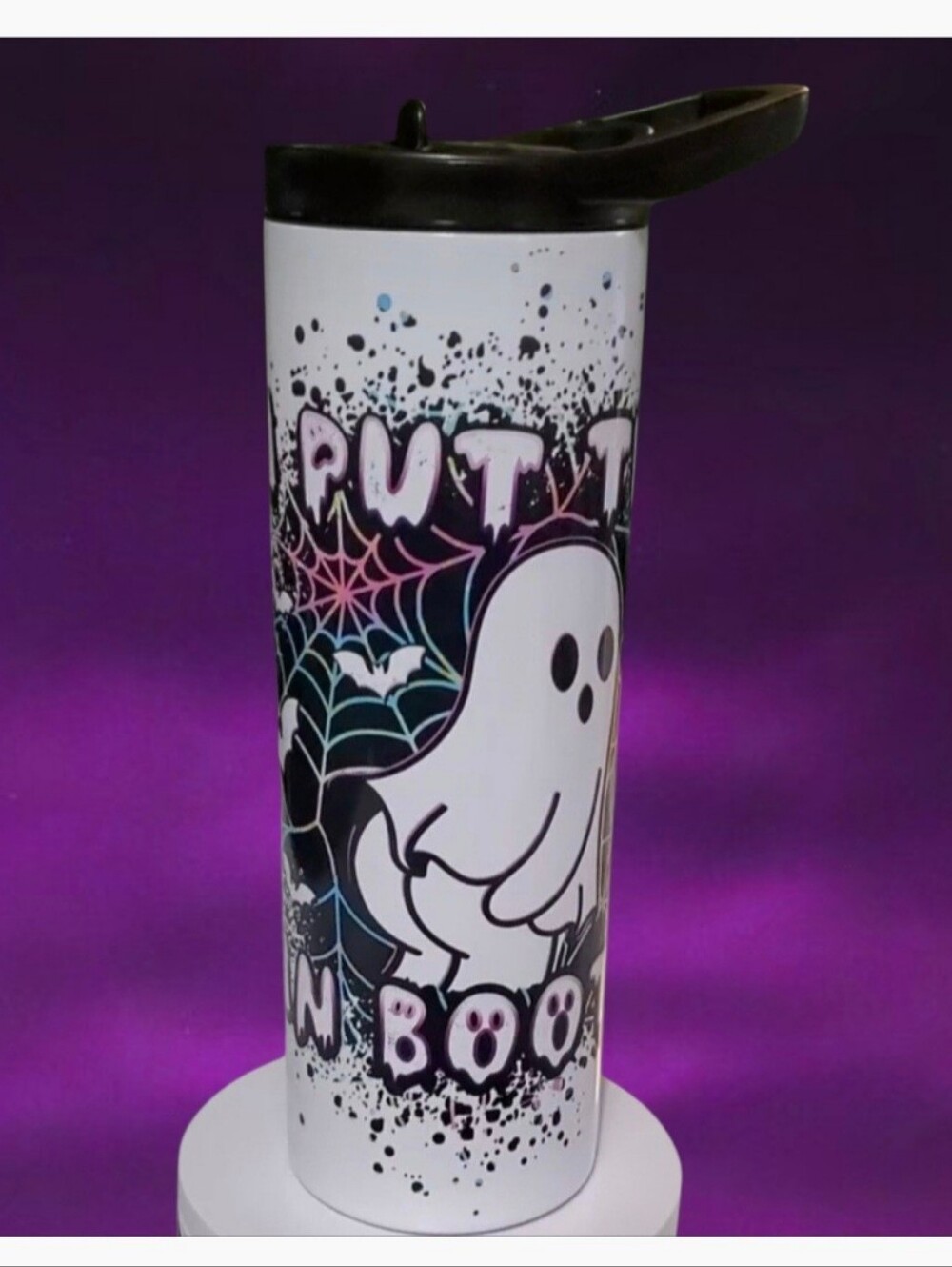 I PUT THE BOO IN BOOTY Ghost 20oz Tumbler with duo lids 🎉sale